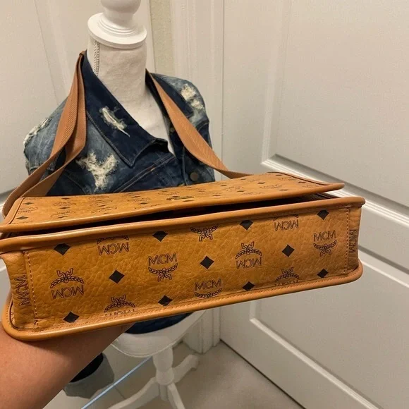 MCM Aren Visetos Messenger Bag